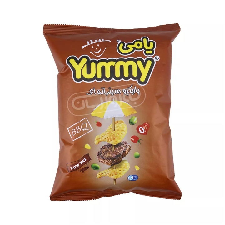 اسنک باربکیو مدیترانه ای یامی 80 گرمی